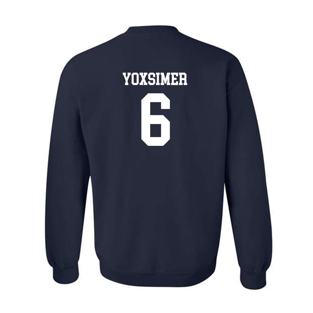 Drake - NCAA Softball : Malea Yoxsimer - Generic Shersey Crewneck Sweatshirt-1