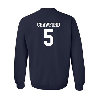 Drake - NCAA Women's Basketball : Mya Crawford - Generic Shersey Crewneck Sweatshirt-1