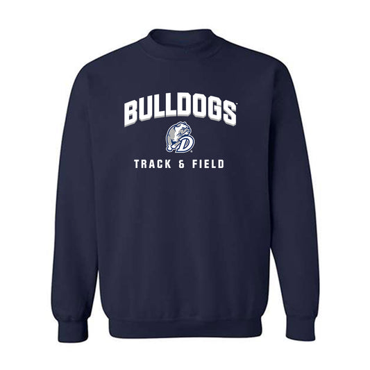 Drake - NCAA Men's Track & Field : Xavier Baldwin - Generic Shersey Crewneck Sweatshirt-0