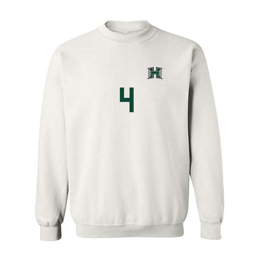 Hawaii - NCAA Women's Soccer : Montana Longcrier - Replica Shersey Crewneck Sweatshirt-0