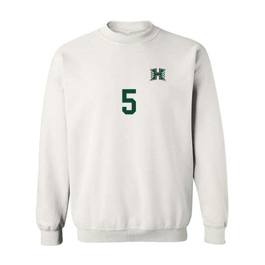 Hawaii - NCAA Women's Soccer : Solala Nasu - Replica Shersey Crewneck Sweatshirt-0