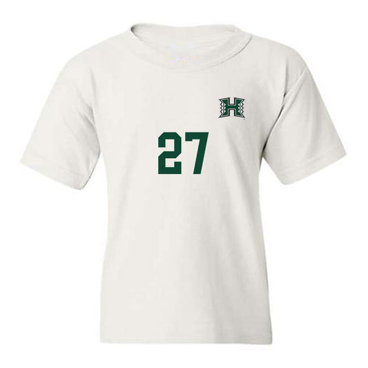 Hawaii - NCAA Women's Soccer : Jaslene Rose Cayetano - Replica Shersey Youth T-Shirt-0