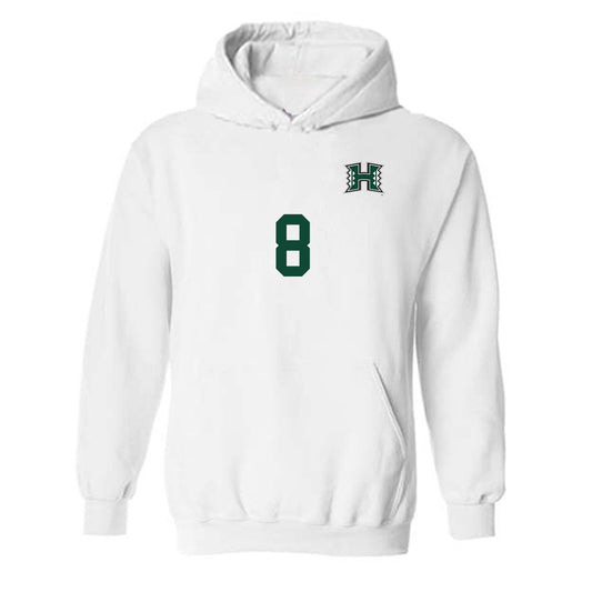 Hawaii - NCAA Women's Soccer : Caroline Carter - Replica Shersey Hooded Sweatshirt-0