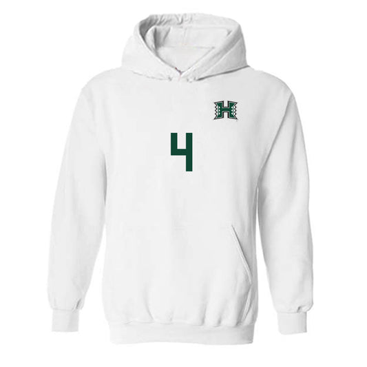 Hawaii - NCAA Women's Soccer : Montana Longcrier - Replica Shersey Hooded Sweatshirt-0