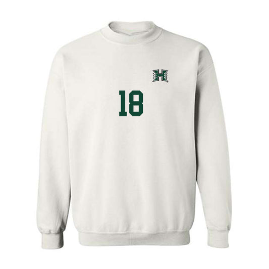 Hawaii - NCAA Women's Soccer : Brianna Chirpich - Replica Shersey Crewneck Sweatshirt-0