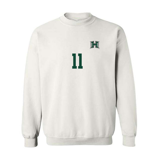 Hawaii - NCAA Women's Soccer : Parisa Abedi - Replica Shersey Crewneck Sweatshirt-0