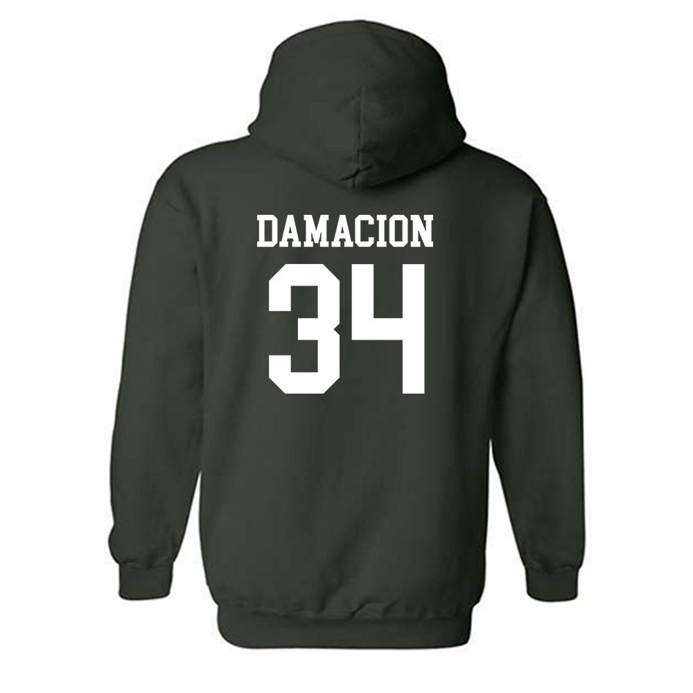 Hawaii - NCAA Women's Soccer : Nalani Damacion - Classic Shersey Hooded Sweatshirt-1