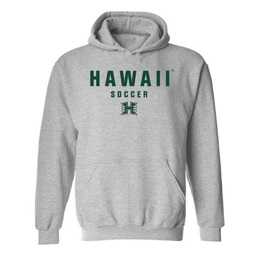 Hawaii - NCAA Women's Soccer : Solala Nasu - Classic Shersey Hooded Sweatshirt-0