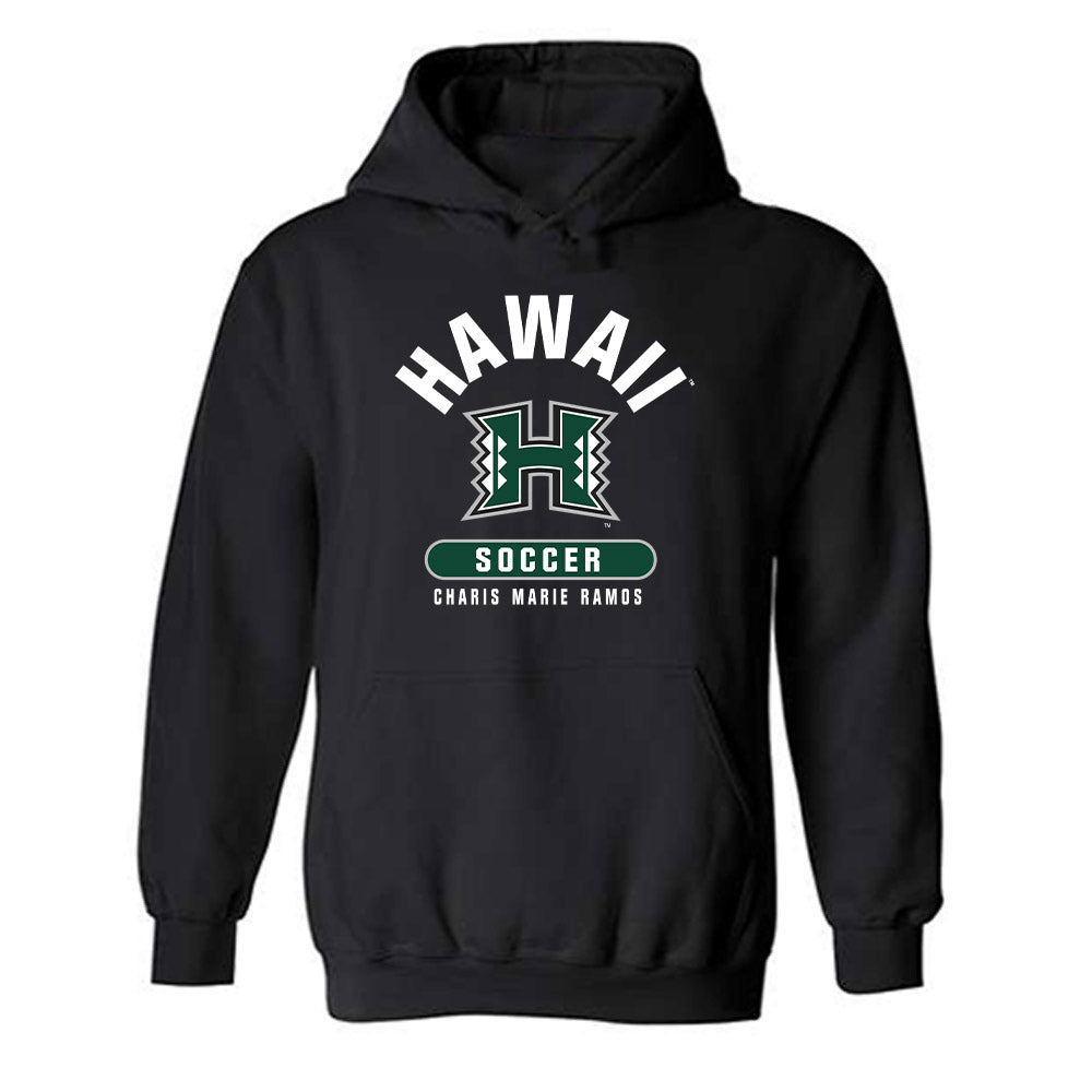 Hawaii - NCAA Women's Soccer : Charis Marie Ramos - Classic Fashion Shersey Hooded Sweatshirt-0