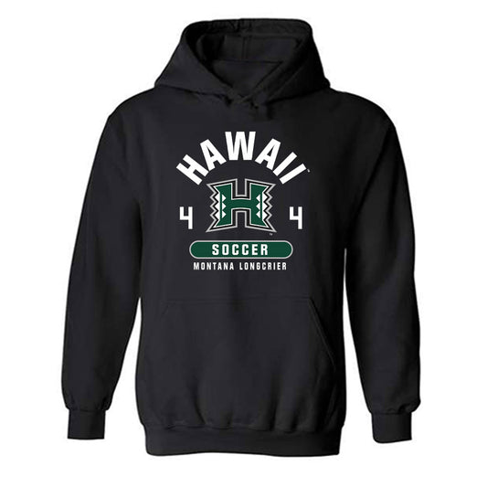 Hawaii - NCAA Women's Soccer : Montana Longcrier - Classic Fashion Shersey Hooded Sweatshirt-0
