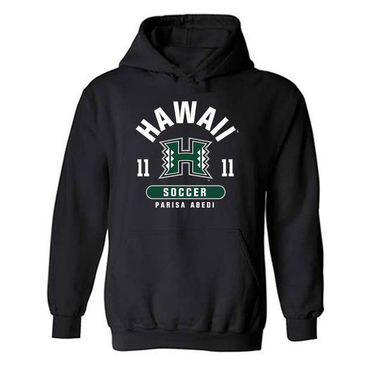 Hawaii - NCAA Women's Soccer : Parisa Abedi - Classic Fashion Shersey Hooded Sweatshirt-0
