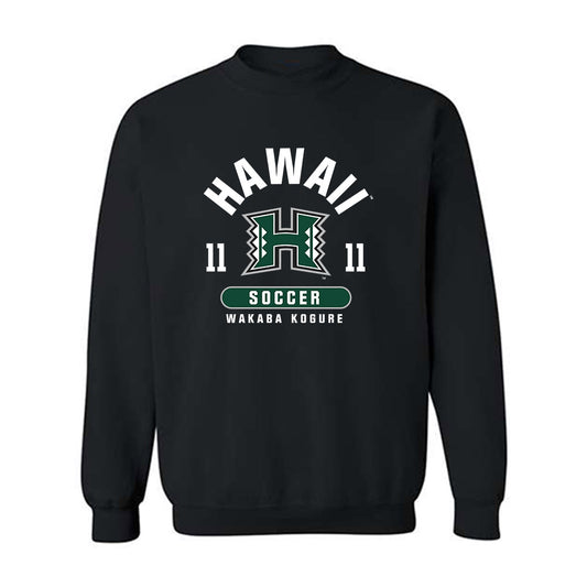 Hawaii - NCAA Women's Soccer : Wakaba Kogure - Classic Fashion Shersey Crewneck Sweatshirt-0