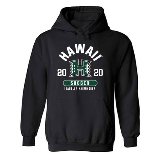 Hawaii - NCAA Women's Soccer : Isabella Kaemmerer - Classic Fashion Shersey Hooded Sweatshirt-0