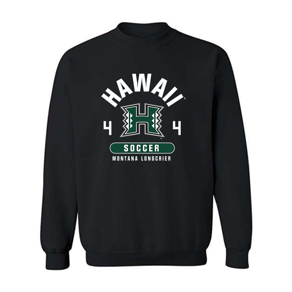 Hawaii - NCAA Women's Soccer : Montana Longcrier - Classic Fashion Shersey Crewneck Sweatshirt-0