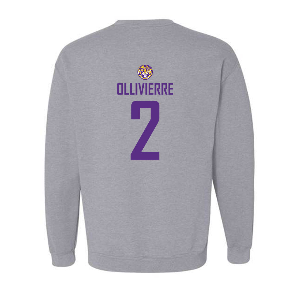 LSU - NCAA Women's Soccer : Jocelyn Ollivierre - Generic Shersey Crewneck Sweatshirt-1