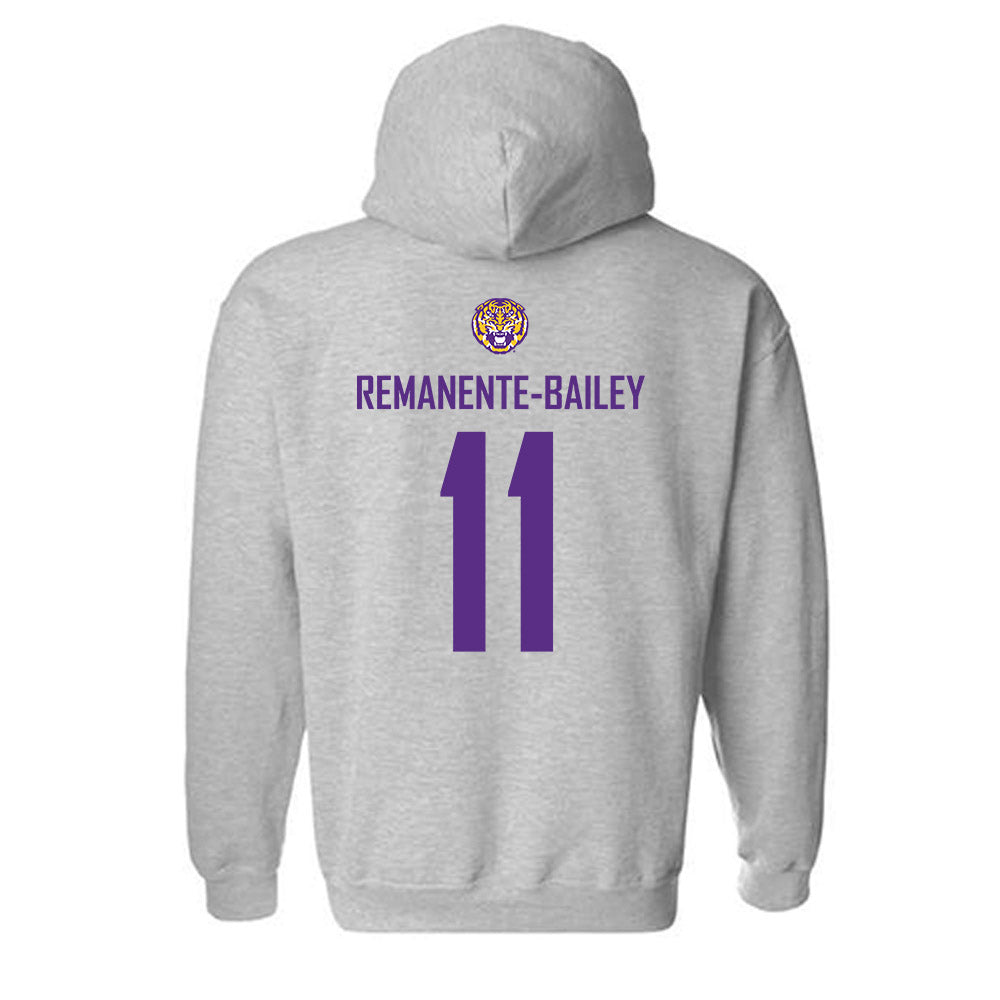 LSU - NCAA Women's Soccer : Sariyah Remanente-Bailey - Generic Shersey Hooded Sweatshirt-1