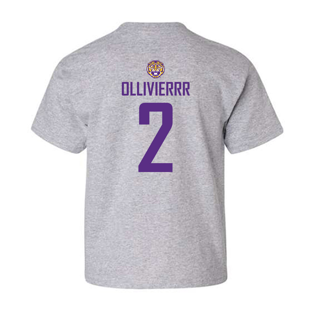 LSU - NCAA Women's Soccer : Jocelyn Ollivierrr - Generic Shersey Youth T-Shirt-1