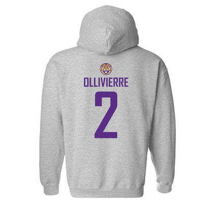 LSU - NCAA Women's Soccer : Jocelyn Ollivierre - Generic Shersey Hooded Sweatshirt-1
