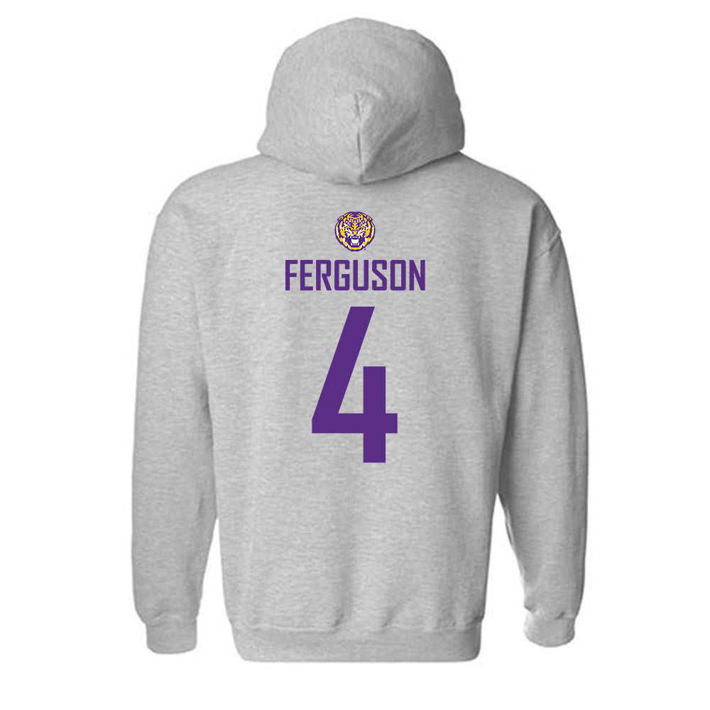 LSU - NCAA Women's Soccer : Jazmin Ferguson - Generic Shersey Hooded Sweatshirt-1