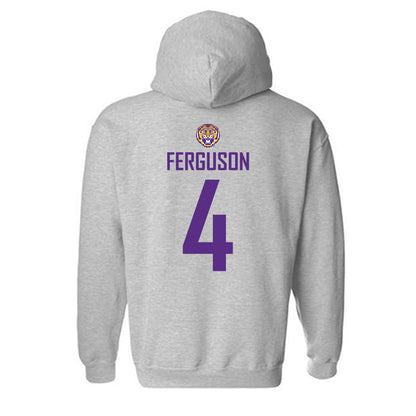 LSU - NCAA Women's Soccer : Jazmin Ferguson - Generic Shersey Hooded Sweatshirt-1