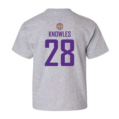 LSU - NCAA Women's Soccer : Brielyn Knowles - Generic Shersey Youth T-Shirt-1