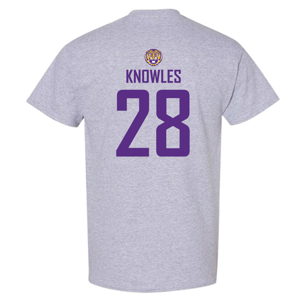 LSU - NCAA Women's Soccer : Brielyn Knowles - Generic Shersey T-Shirt-1