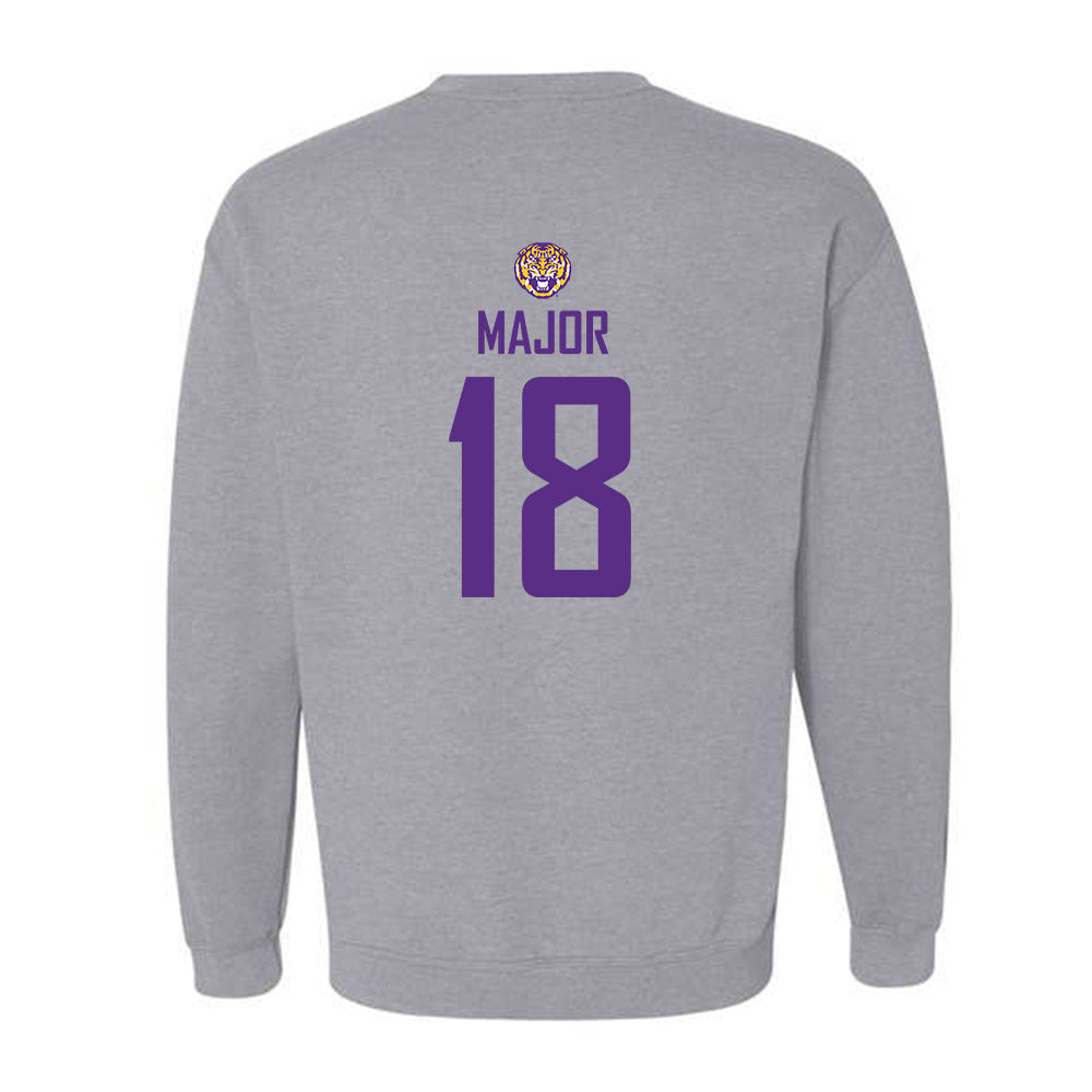 LSU - NCAA Women's Soccer : Kelsey Major - Generic Shersey Crewneck Sweatshirt-1