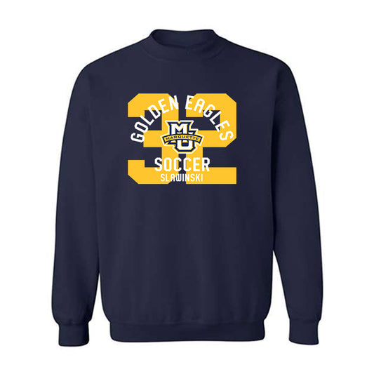 Marquette - NCAA Men's Soccer : Will Slawinski - Classic Fashion Shersey Crewneck Sweatshirt-0