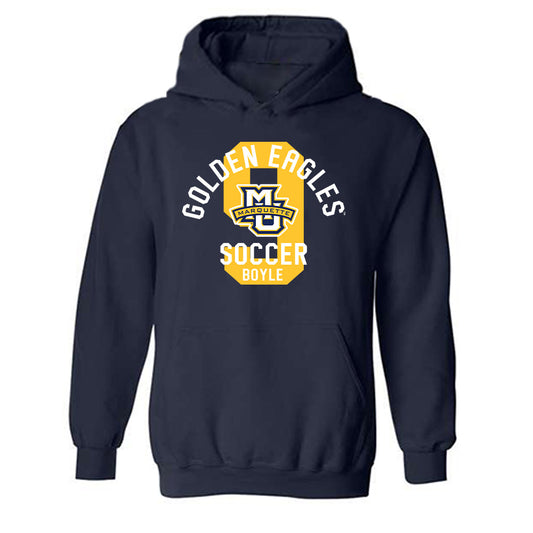 Marquette - NCAA Women's Soccer : Aislinn Boyle - Classic Fashion Shersey Hooded Sweatshirt-0