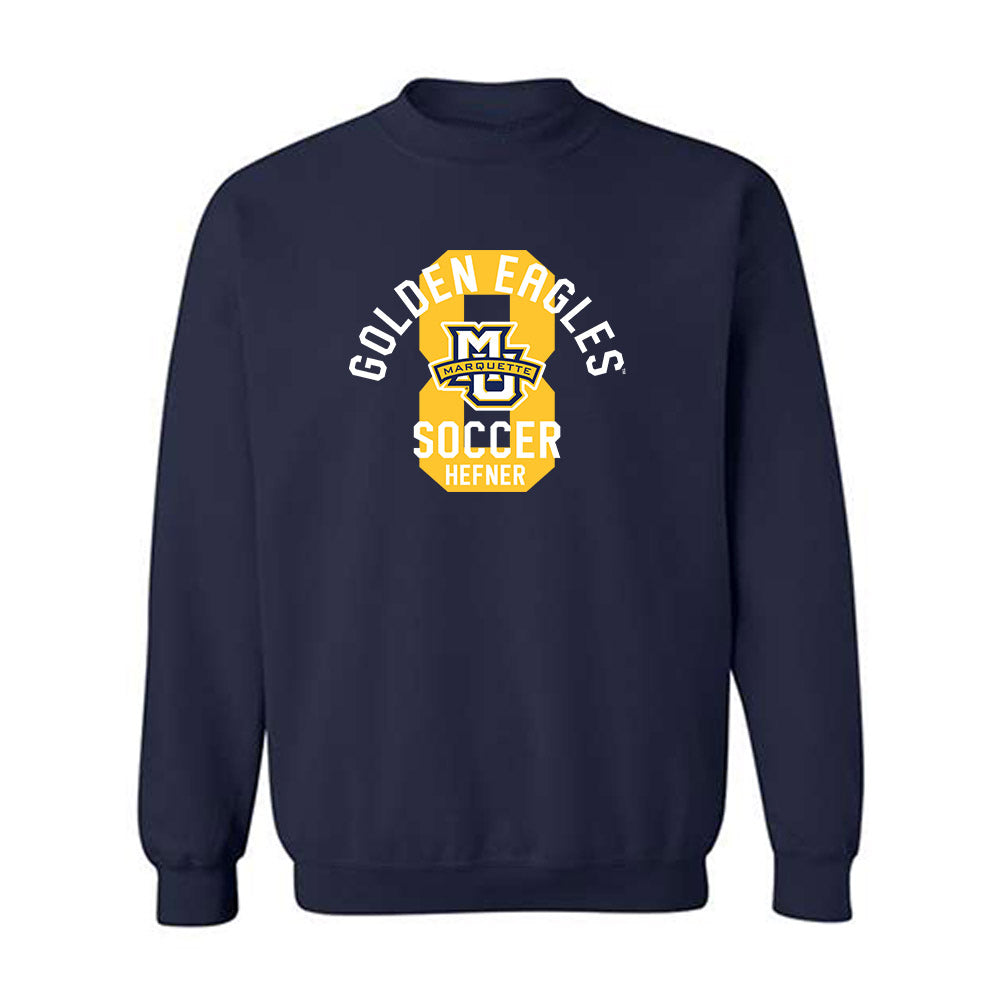 Marquette - NCAA Women's Soccer : Callie Hefner - Classic Fashion Shersey Crewneck Sweatshirt-0