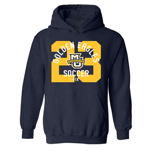 Marquette - NCAA Women's Soccer : Emlhi Fix - Classic Fashion Shersey Hooded Sweatshirt-0