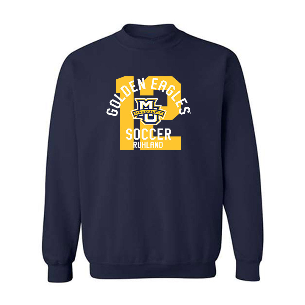 Marquette - NCAA Women's Soccer : Abby Ruhland - Classic Fashion Shersey Crewneck Sweatshirt-0