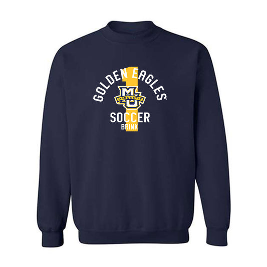 Marquette - NCAA Men's Soccer : Marten Brink - Classic Fashion Shersey Crewneck Sweatshirt-0