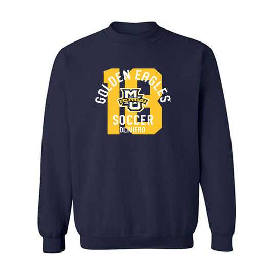 Marquette - NCAA Women's Soccer : Capri Oliviero - Classic Fashion Shersey Crewneck Sweatshirt-0