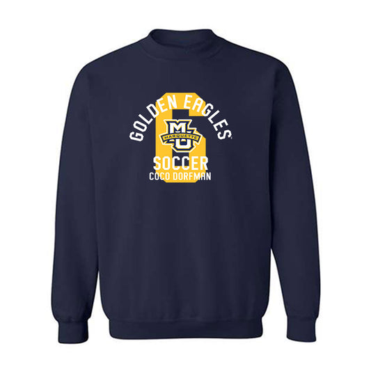 Marquette - NCAA Women's Soccer : Coco dorfman Coco dorfman - Classic Fashion Shersey Crewneck Sweatshirt-0