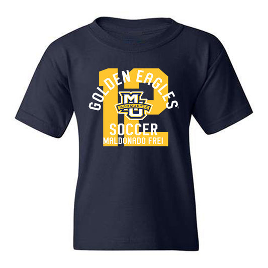 Marquette - NCAA Men's Soccer : Emilio Maldonado Frei - Classic Fashion Shersey Youth T-Shirt-0