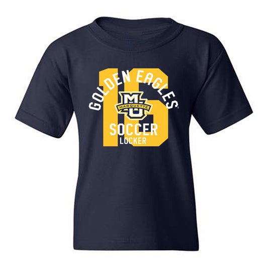 Marquette - NCAA Men's Soccer : Grant Locker - Classic Fashion Shersey Youth T-Shirt-0