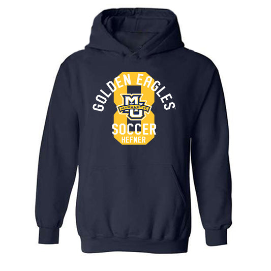 Marquette - NCAA Women's Soccer : Callie Hefner - Classic Fashion Shersey Hooded Sweatshirt-0