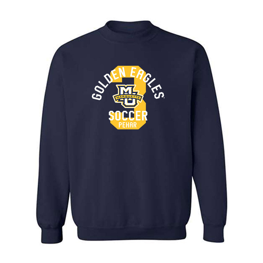 Marquette - NCAA Men's Soccer : Rio Pehar - Classic Fashion Shersey Crewneck Sweatshirt-0