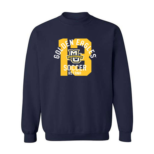 Marquette - NCAA Women's Soccer : Gabriela Retana - Classic Fashion Shersey Crewneck Sweatshirt-0