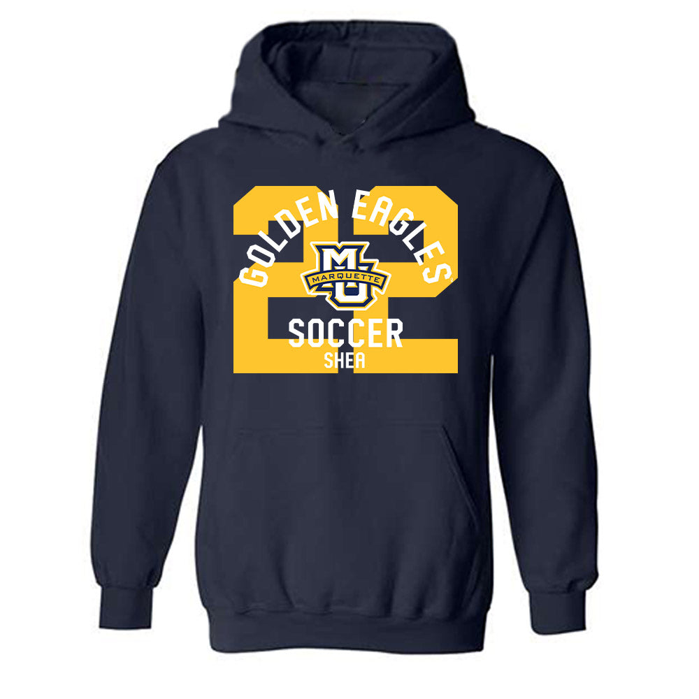 Marquette - NCAA Women's Soccer : Clare Shea - Classic Fashion Shersey Hooded Sweatshirt-0