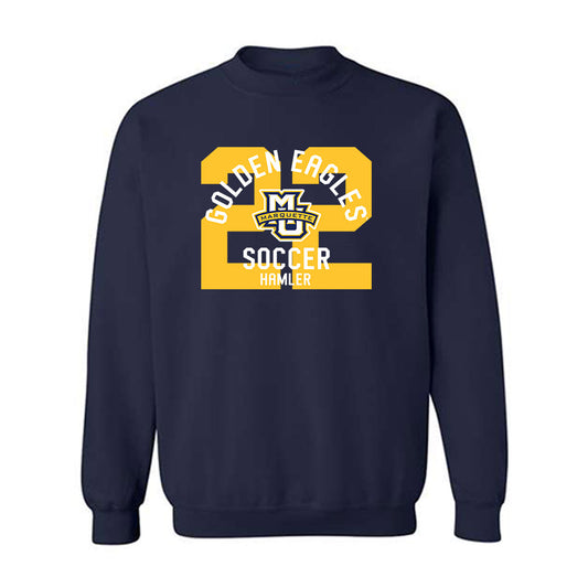Marquette - NCAA Men's Soccer : Clayton Hamler - Classic Fashion Shersey Crewneck Sweatshirt-0