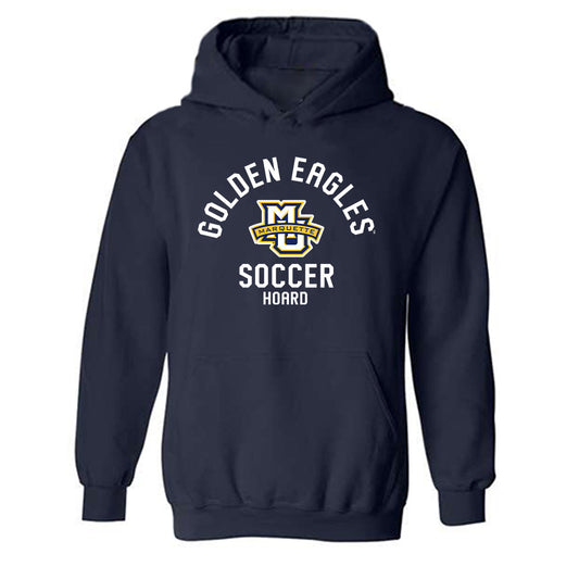 Marquette - NCAA Men's Soccer : Peyton Hoard - Classic Fashion Shersey Hooded Sweatshirt-0