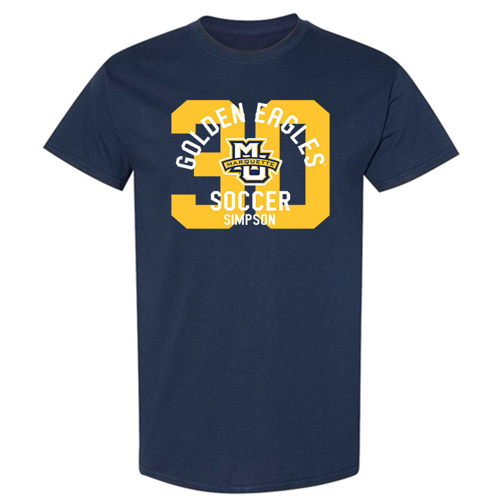 Marquette - NCAA Men's Soccer : Cameron Simpson - Classic Fashion Shersey T-Shirt-0