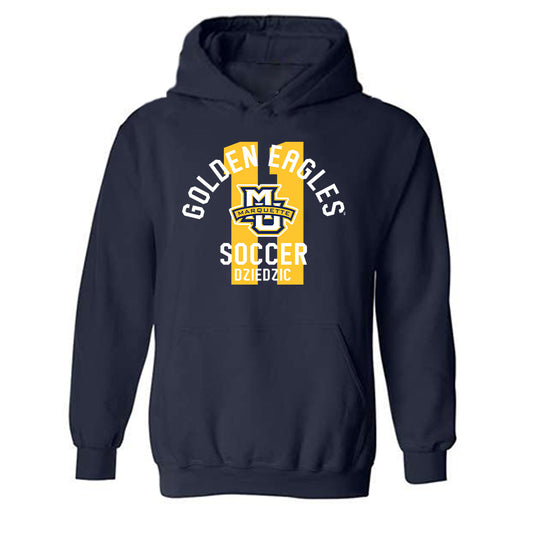 Marquette - NCAA Women's Soccer : Paige Dziedzic - Classic Fashion Shersey Hooded Sweatshirt-0