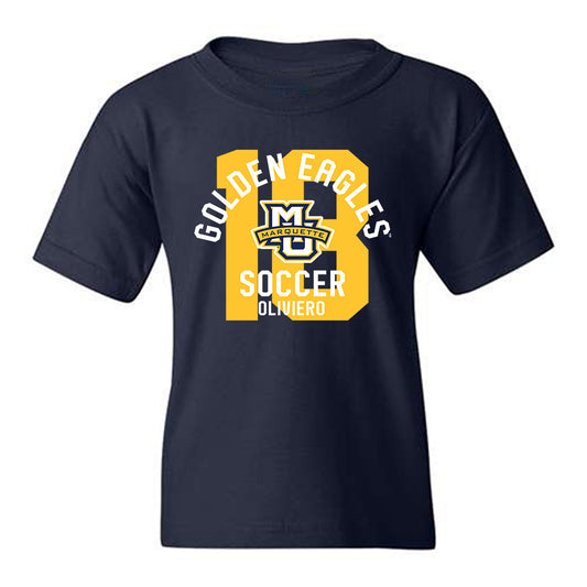 Marquette - NCAA Women's Soccer : Capri Oliviero - Classic Fashion Shersey Youth T-Shirt-0