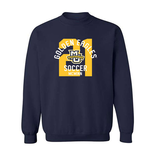 Marquette - NCAA Women's Soccer : Kiley McMinn - Classic Fashion Shersey Crewneck Sweatshirt-0