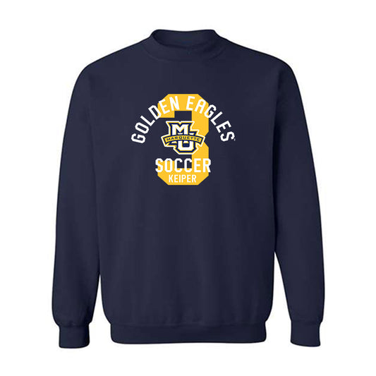 Marquette - NCAA Women's Soccer : Molly Keiper - Classic Fashion Shersey Crewneck Sweatshirt-0