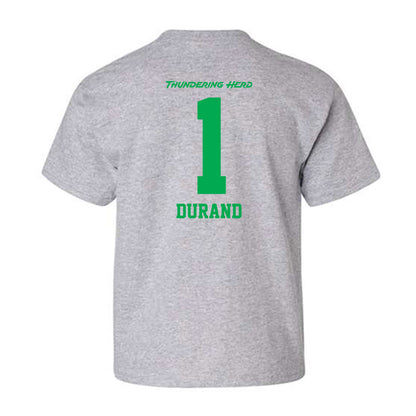 Marshall - NCAA Women's Soccer : Emma Durand - Youth T-Shirt-1