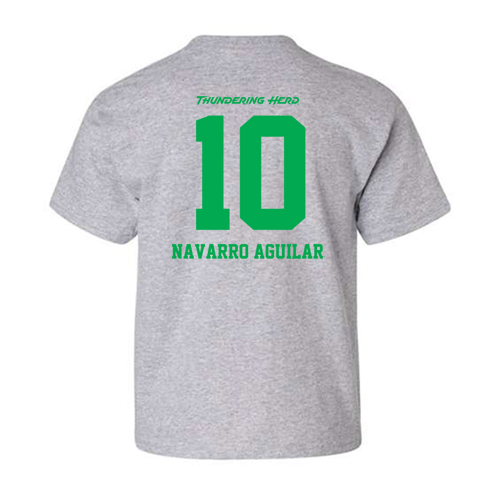Marshall - NCAA Women's Soccer : Nicole Navarro Aguilar - Youth T-Shirt-1